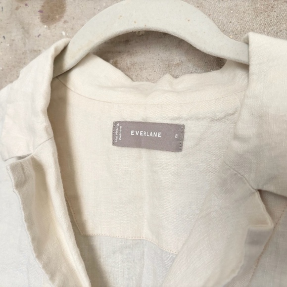 Everlane Linen Short-Sleeve Notch Shirt - Picture 4 of 6